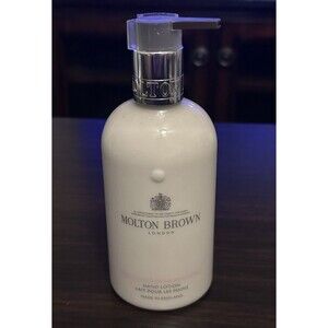 New Sealed Molton Brown Delicious Rhubarb & Rose Hand Lotion 10oz Scented Soft